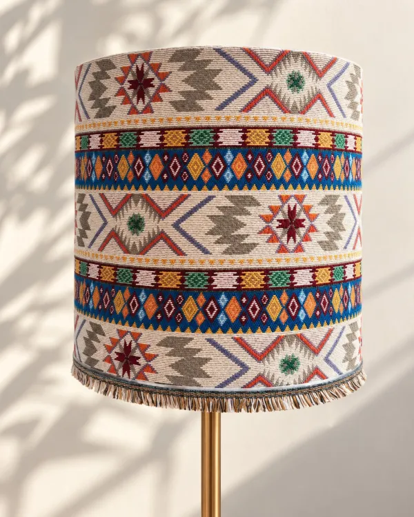 Santa Fe rašto cilindrinis gaubtas | Yurga Lampshades