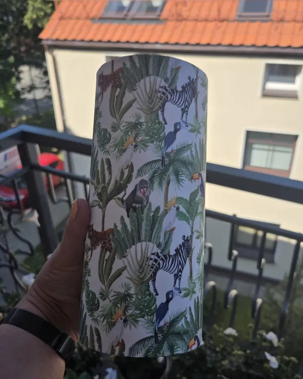 Lempos gaubtas su džiunglių raštu | Yurga Lampshades